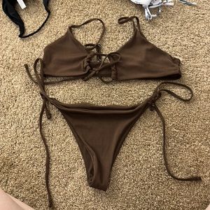 Brown bikini